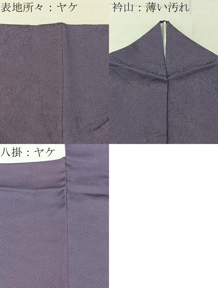 平和屋着物■上質な色無地 鳩羽色 やまと誂製 正絹 逸品 BAAX6261hj