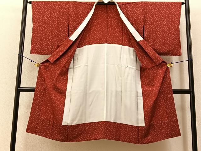 平和屋着物■長襦袢 無双仕立て 簪 正絹 逸品 未使用 BAAX6326hj