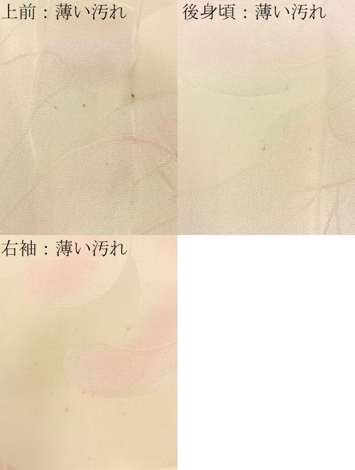 平和屋着物■振袖用長襦袢 袷 乱菊地紋 暈し染め 正絹 逸品 BAAX6330hj