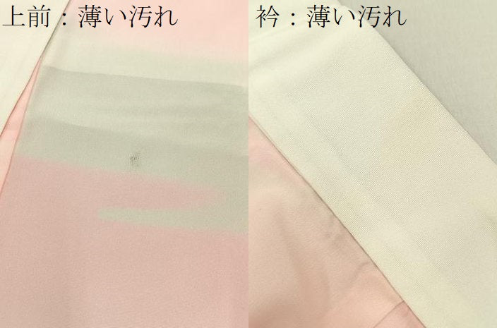 平和屋着物■長襦袢 無双仕立て 霞文 暈し染め 正絹 逸品 BAAX6379hj