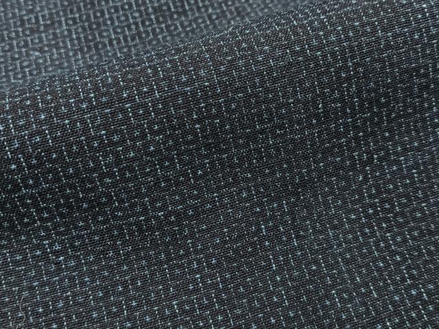 平和屋着物■男性 結城紬 アンサンブル 80亀甲 総詰め 正絹 逸品 BAAX6412hj