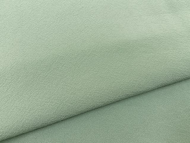 平和屋着物▽本草木染作家 瑞寶 色無地 単衣 柳鼠色 正絹 逸品 BAAX6419hj