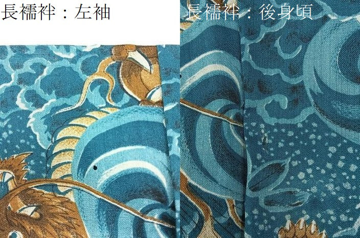 平和屋着物●男性 本場大島紬 アンサンブル 長襦袢(単衣)セット 80亀甲 総詰め 正絹 逸品 BAAX6445hj