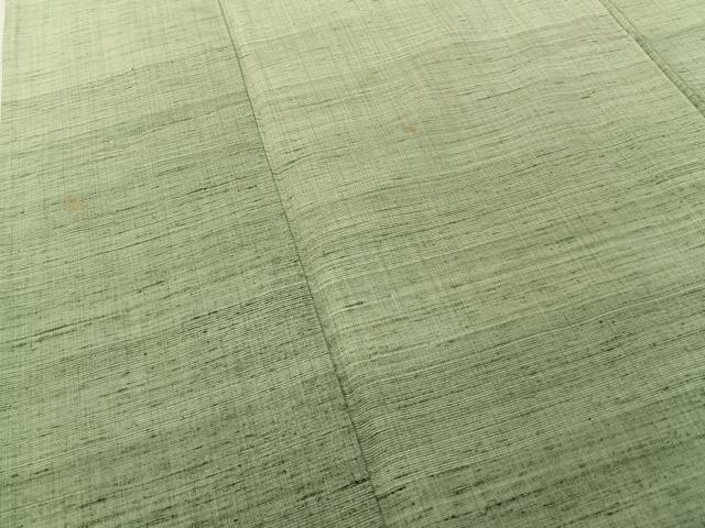 平和屋着物▽訪問着 単衣 紬地 霞文 三越扱い 正絹 逸品 BAAX6447hj