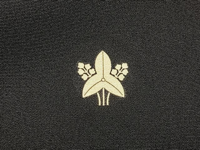 平和屋着物■豪華黒留袖 刺繍 飛鶴絵巻花文 金彩 正絹 逸品 BAAX6504hj