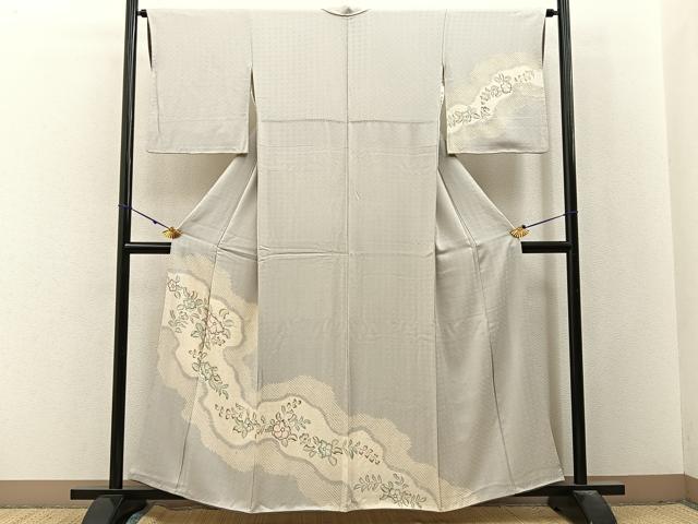 平和屋着物■訪問着 辻が花 手描き 絞り 正絹 逸品 BAAX6554hj