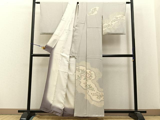 平和屋着物■訪問着 辻が花 手描き 絞り 正絹 逸品 BAAX6554hj