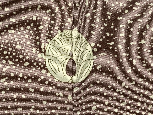 平和屋着物■上質な小紋 あられ文様 大丸扱い 正絹 逸品 BAAX6578hj