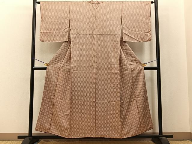 平和屋着物■江戸小紋 小花柄 正絹 逸品 BAAX6586hj
