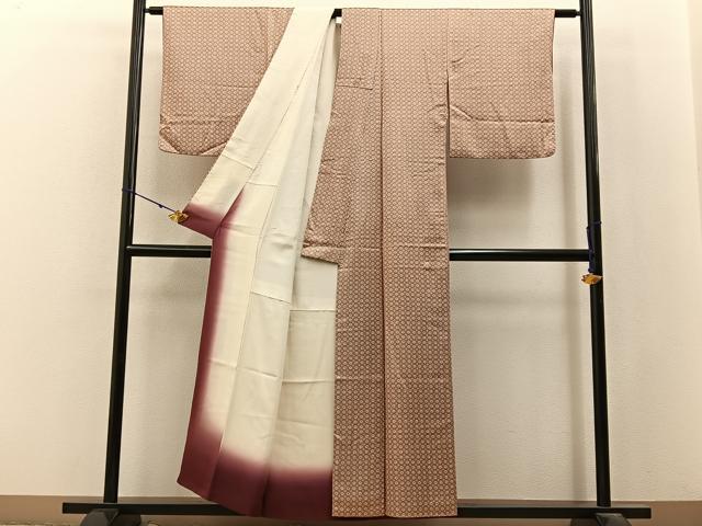 平和屋着物■江戸小紋 小花柄 正絹 逸品 BAAX6586hj