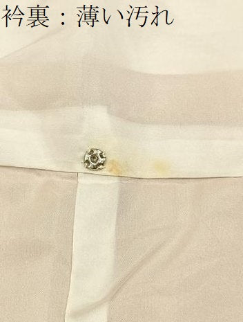 平和屋着物■上質な小紋 草葉地紋 暈し染め 正絹 逸品 BAAX6623hj