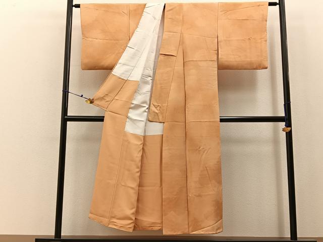 平和屋着物■上質な小紋 草葉地紋 暈し染め 正絹 逸品 BAAX6623hj