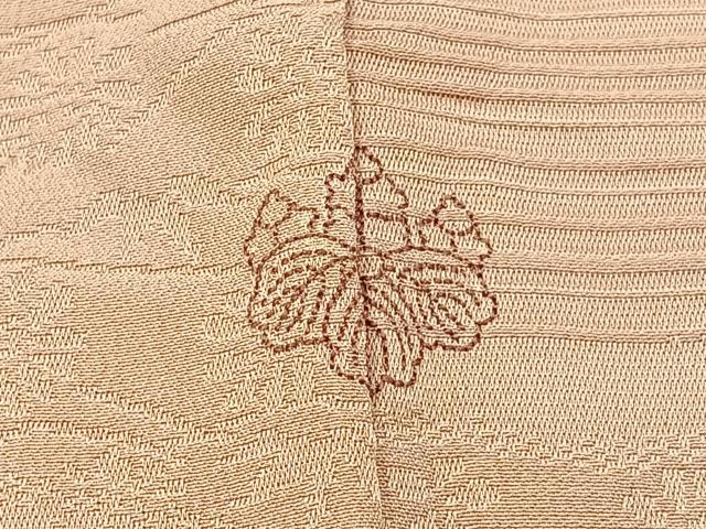 平和屋着物■上質な色無地 流水草花地紋 虹色 正絹 逸品 BAAX6628hj