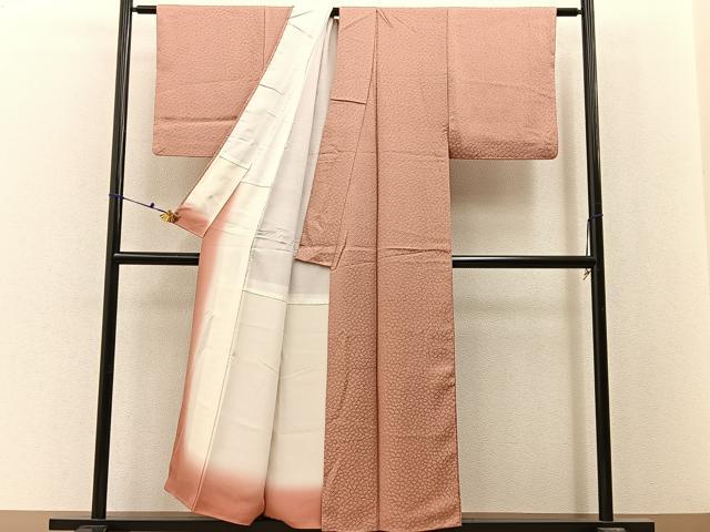 平和屋着物■上質な小紋 あられ文 正絹 逸品 BAAX6640hj