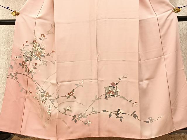 平和屋着物■訪問着 鼓花文 暈し染め 金彩 正絹 逸品 BAAX6716hj