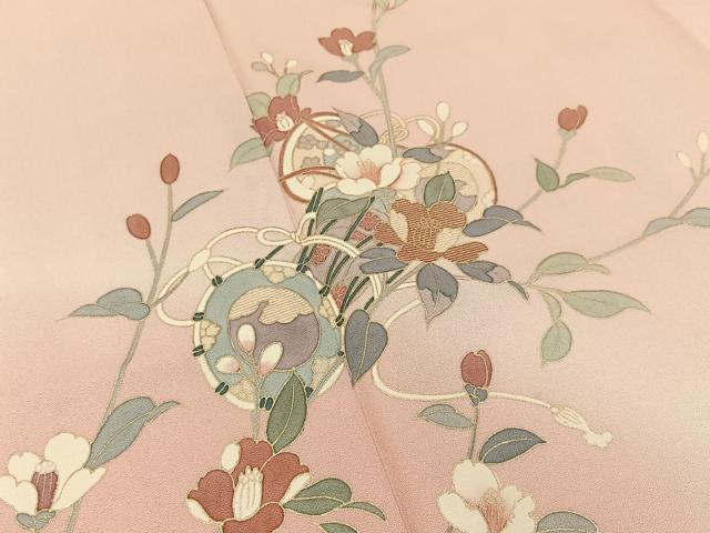 平和屋着物■訪問着 鼓花文 暈し染め 金彩 正絹 逸品 BAAX6716hj
