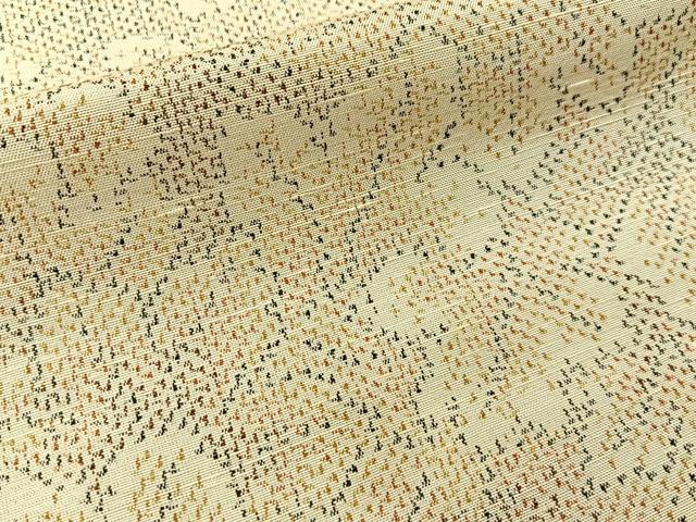 平和屋着物■上質な紬 草葉文 正絹 逸品 BAAX6717hj