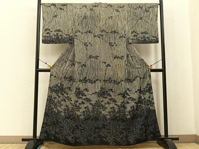 平和屋着物■訪問着 楓 正絹 逸品 BAAX6724hj