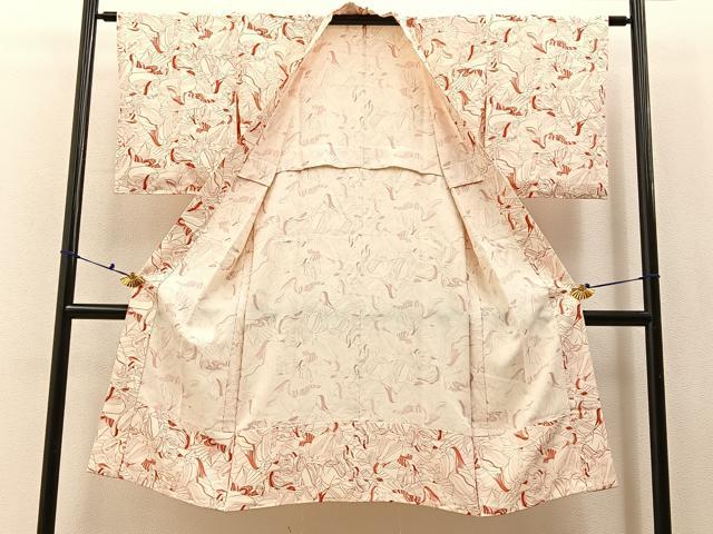 平和屋着物■長襦袢 無双仕立て 十二単衣 正絹 逸品 未使用 BAAX6740hj