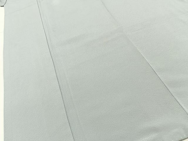 平和屋着物■上質な色無地 絹鼠色 正絹 逸品 BAAX6746hj