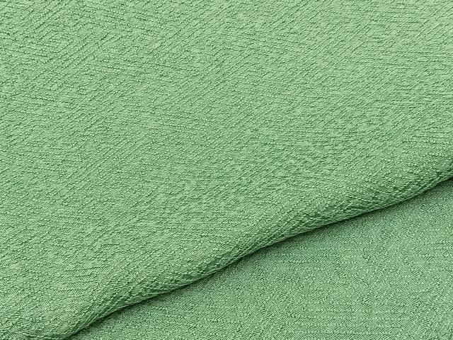 平和屋着物■上質な色無地 宇治本茶染 彩遊染 紗綾形地紋 若葉色 証紙付き 正絹 逸品 BAAX6747hj