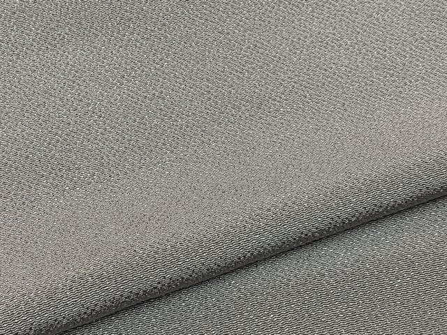 平和屋着物●上質な色無地 霞色 鬼しぼ縮緬 正絹 逸品 BAAX6751hj