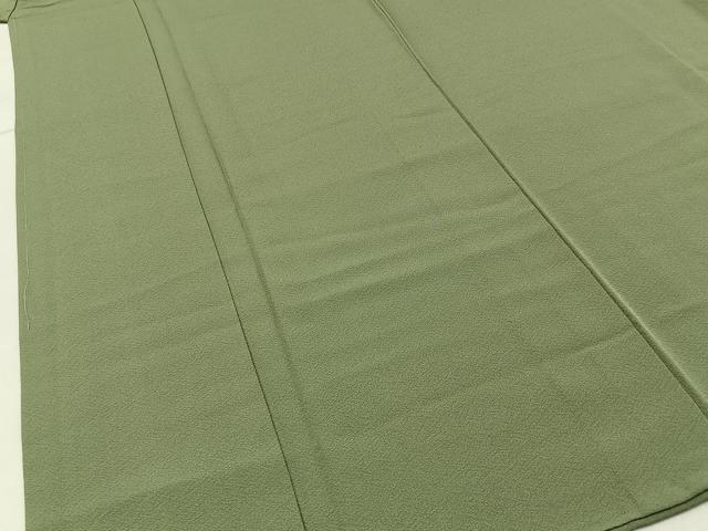 平和屋着物■上質な色無地 柳茶色 正絹 逸品 未使用 BAAX6752hj