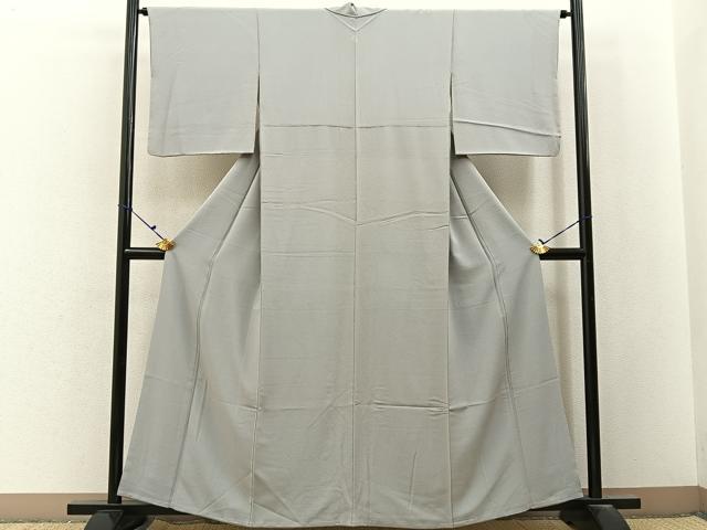 平和屋着物■上質な色無地 素色 正絹 逸品 BAAX6758hj