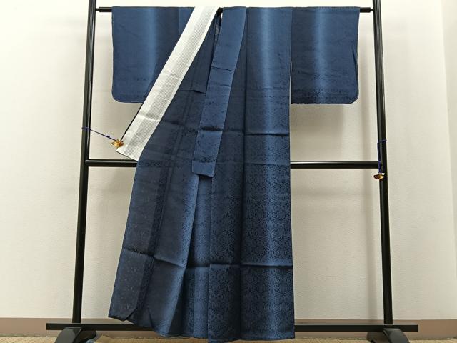 平和屋着物*夏物 小紋 紗 宝相華 暈し染め 正絹 逸品 未使用 BAAX6819hj