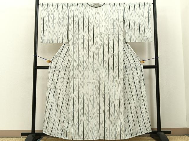 平和屋着物*夏物 小紋 絽縮緬 蜻蛉 洗える着物 BAAX6841hj