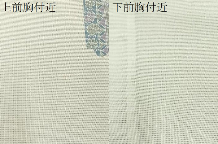 平和屋着物*夏物 訪問着 絽 更紗花唐草文 洗える着物 BAAX6844hj
