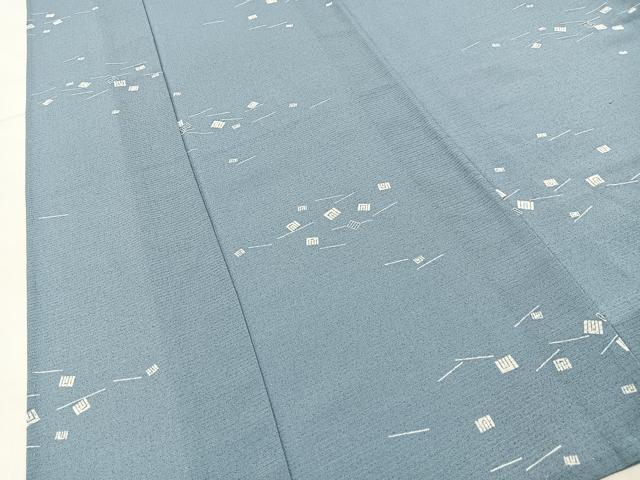 平和屋着物*夏物 小紋 絽 源氏香 ロング丈 洗える着物 BAAX6850hj