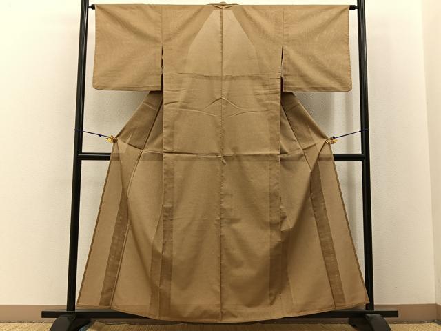 平和屋着物*夏物 江戸小紋 絽 鮫小紋柄 洗える着物 BAAX6889hj