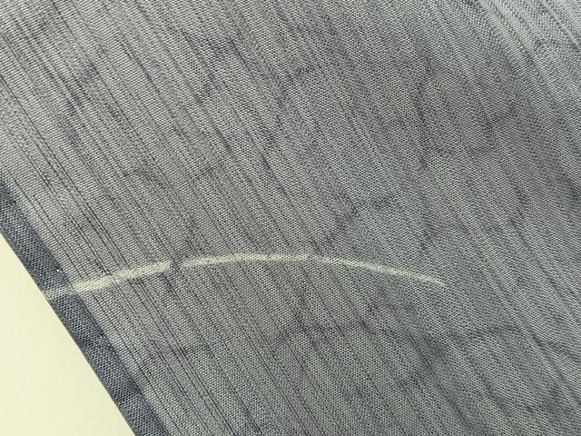 平和屋着物*夏物 小紋 紗 草花文 ロング丈 洗える着物 BAAX6890hj