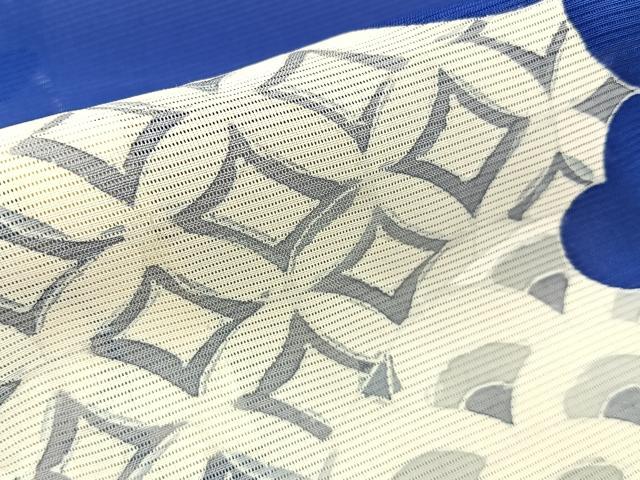 平和屋着物*夏物 訪問着 絽 短冊有職花文 正絹 逸品 未使用 BAAX6909hj