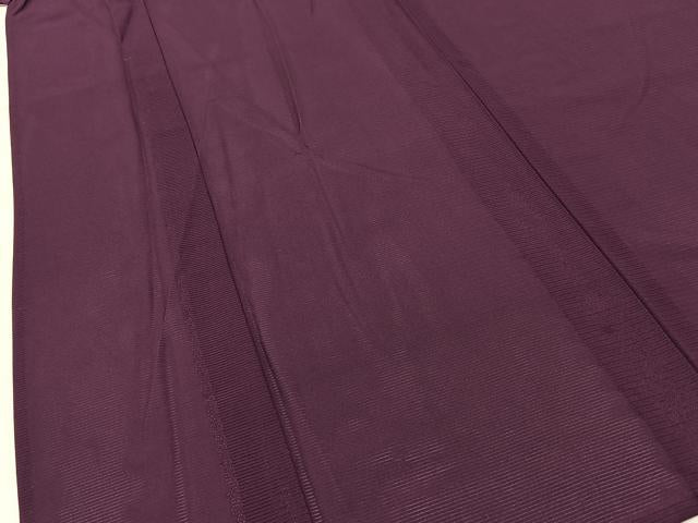 平和屋着物*夏物 色無地 絽 紫鳶色 正絹 逸品 BAAX6923hj