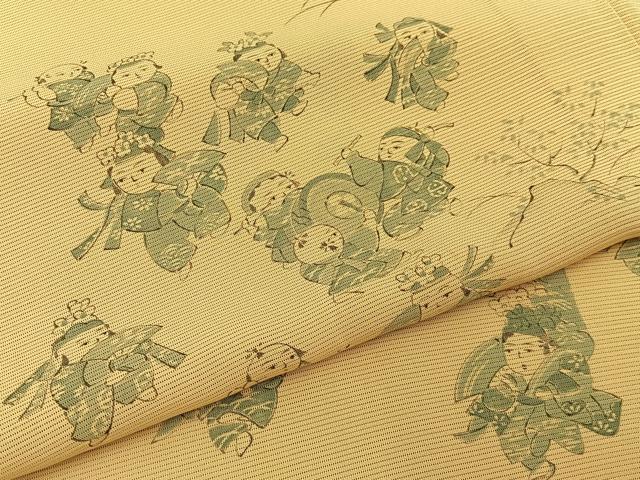平和屋着物*夏物 訪問着 絽 手描き 人物文 正絹 逸品 BAAX6930hj