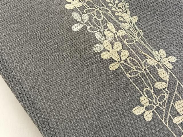 平和屋着物*夏物 訪問着 絽 刺繍 蜻蛉に萩 銀彩 正絹 逸品 BAAX6933hj