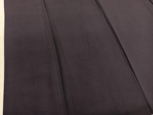 平和屋着物■上質な色無地 奥田織物工場謹製 浜つなぎ 紅消鼠色 証紙付き 正絹 逸品 BAAX7066hv