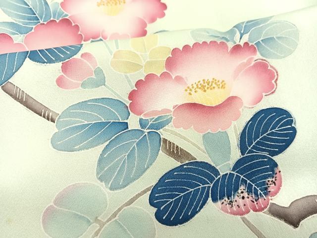 平和屋着物■訪問着 友禅 作家物 枝椿 正絹 逸品 BAAX7114hv