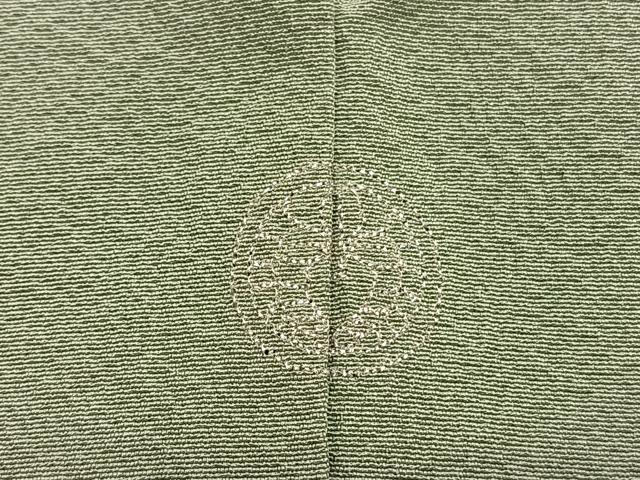 平和屋着物■上質な色無地 柳茶色 正絹 逸品 BAAX7154hv