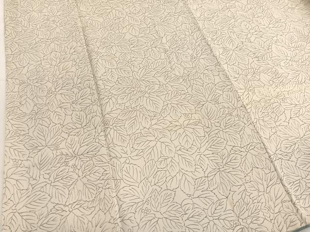 平和屋着物■上質な小紋 手描き 葡萄 正絹 逸品 BAAX7173hv