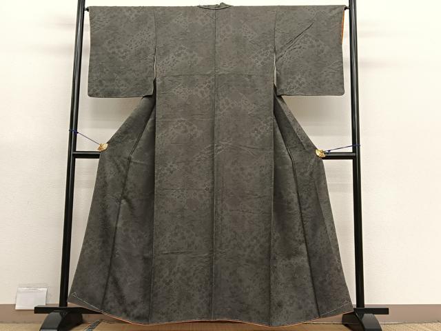 平和屋着物■上質な小紋 檜垣松竹梅 正絹 逸品 未使用 BAAX7175hv