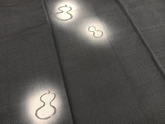 平和屋着物●本塩沢 訪問着 瓢箪 蛍暈し 正絹 逸品 BAAX7177hv
