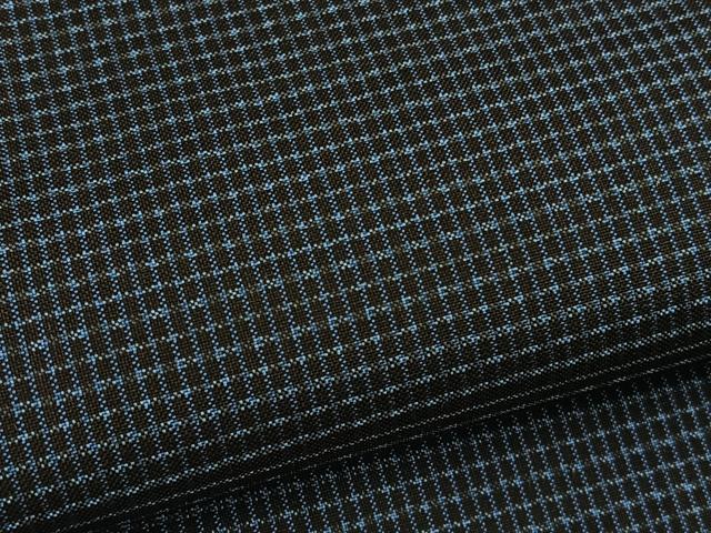 平和屋着物■男性 本場大島紬 アンサンブル 格子柄 正絹 逸品 BAAX7323hv
