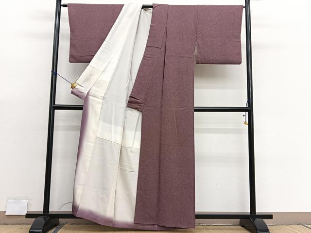 平和屋着物■江戸小紋 鮫小紋柄 正絹 逸品 BAAX7344hv