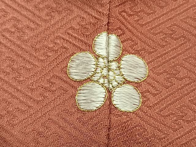 平和屋着物■中国三大刺繍 相良刺繍 色留袖 立波飛鶴文 金彩 正絹 逸品 BAAX7358hv