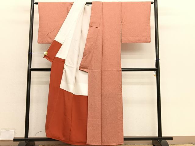 平和屋着物■江戸小紋 立波文 正絹 逸品 BAAX7387hv
