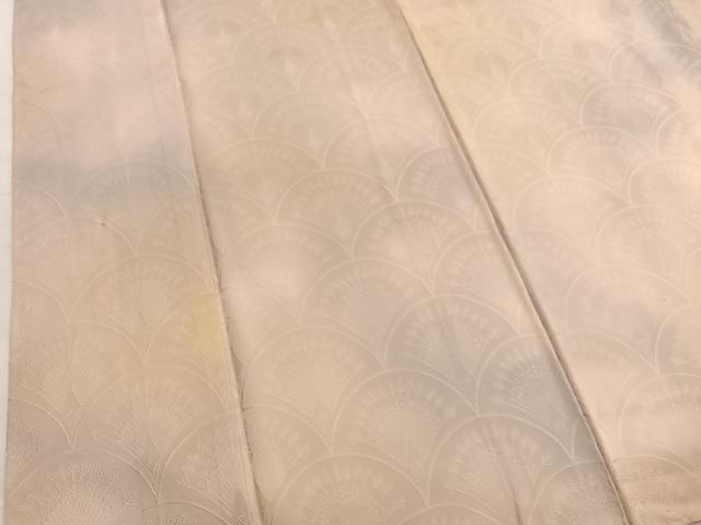 平和屋着物■上質な小紋 孔雀羽青海波地紋 暈し染め 正絹 逸品 BAAX7395hv