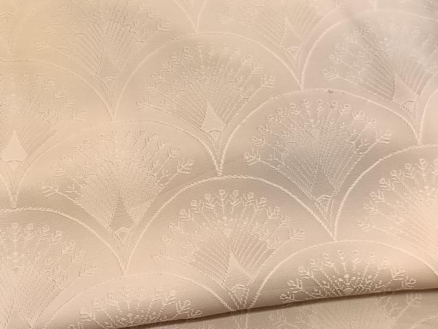平和屋着物■上質な小紋 孔雀羽青海波地紋 暈し染め 正絹 逸品 BAAX7395hv